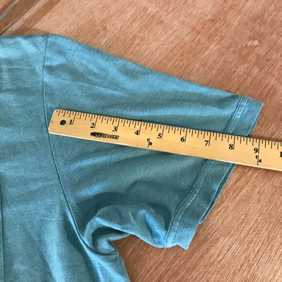 Travis Mathew Performance Polo Shirt Men XXL Green Pocket Short Sleeve Golf - Picture 9 of 11